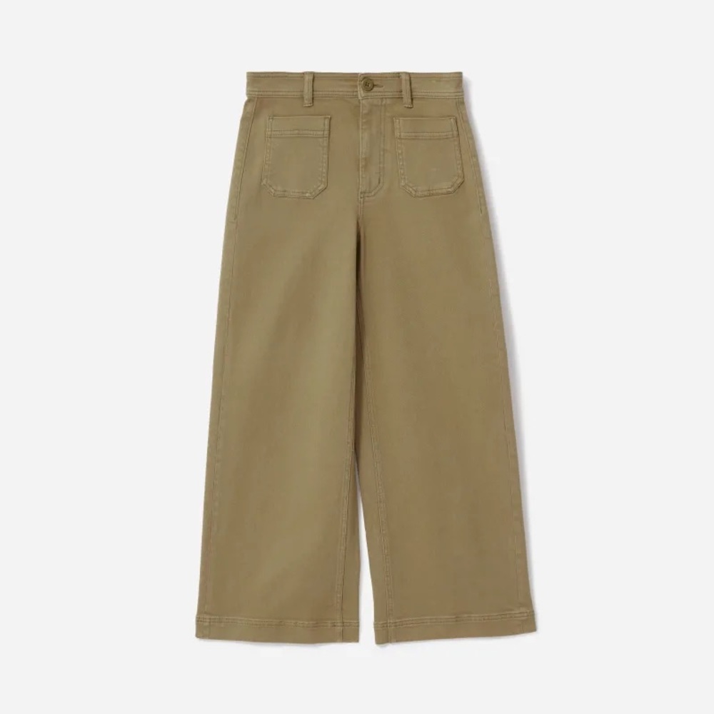 Everlane • The Wide-Leg Crop Patch Pocket Pant - Picture 3 of 5